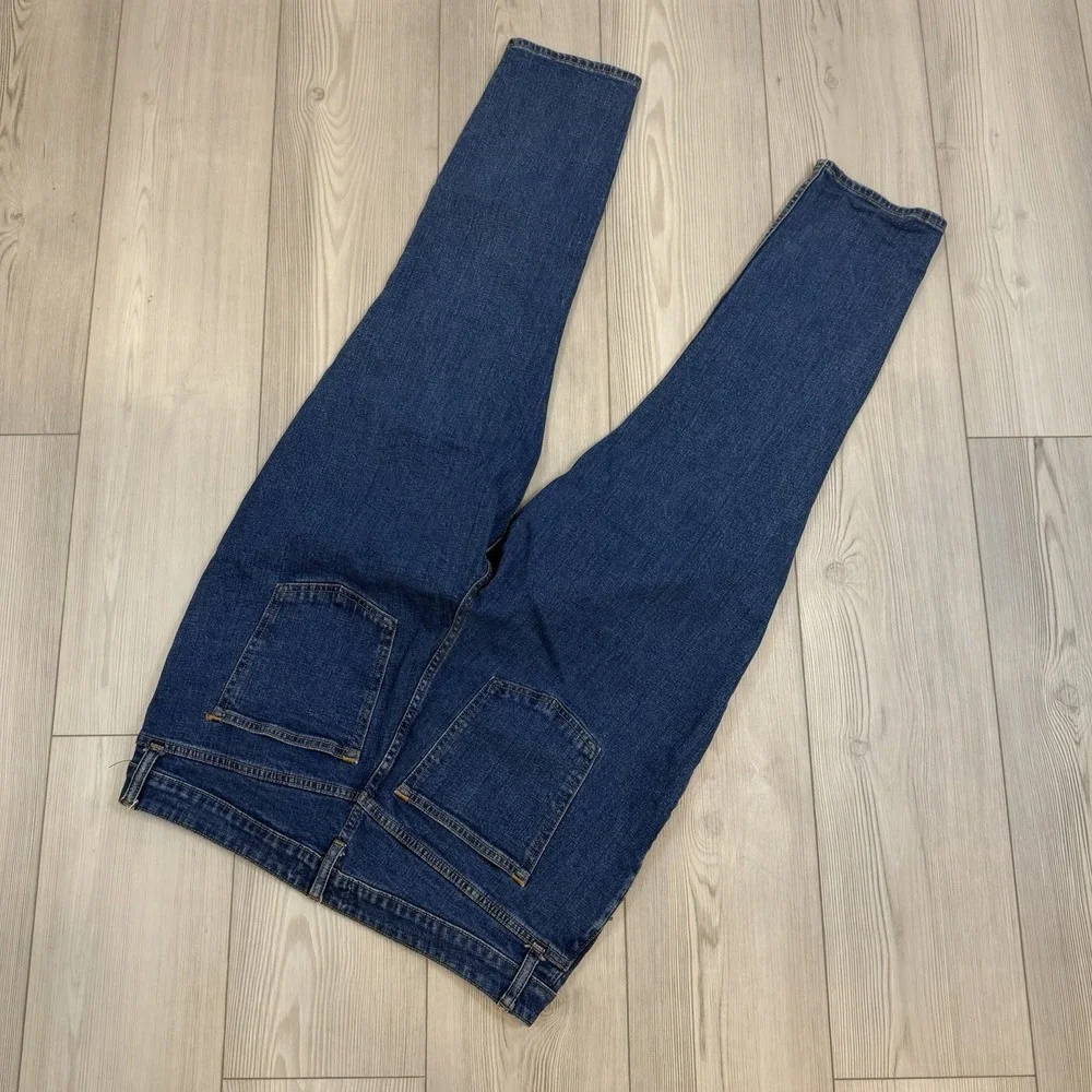 Abercrombie‎ & Fitch 33/16S Skinny High Rise Blue Jeans Curve Love